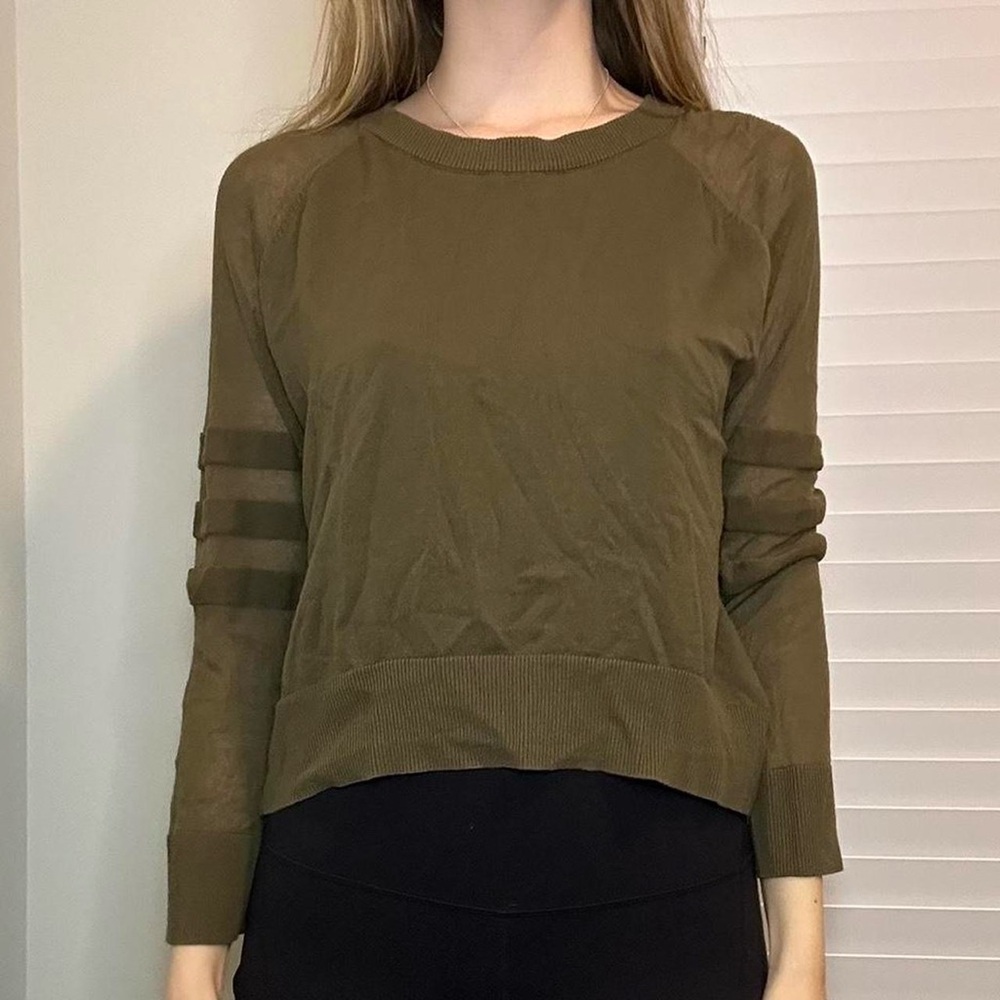 Khaki green sweater